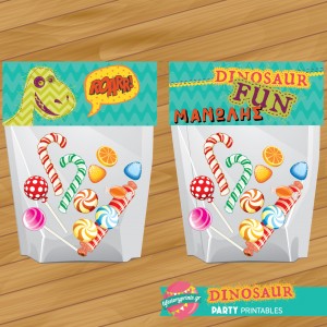 Bag topper Dinosaur