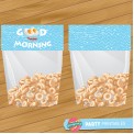 Bag topper Breakfast Party Bag topper Breakfast Party