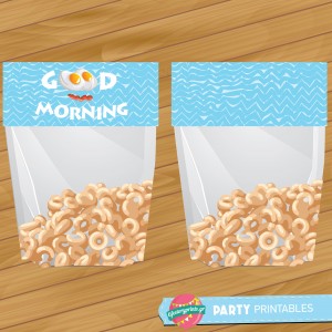Bag topper Breakfast Party