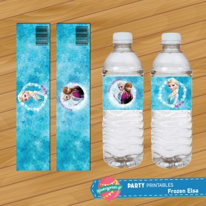Water Label Frozen