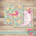 Vintage floral butterfly!!