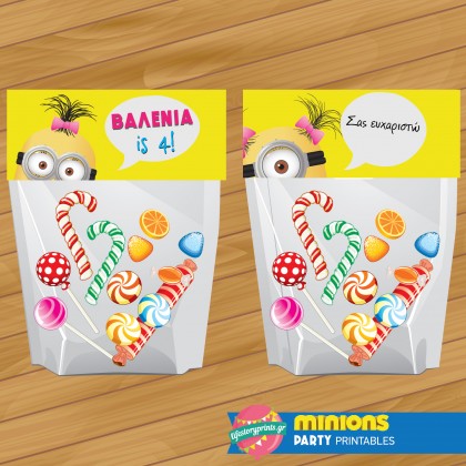 Bag topper minion girl Bag topper minion girl