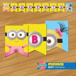 Banner Minion girl