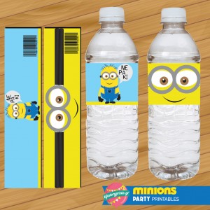 Water Label Minions