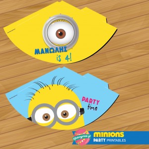 Kαπελάκια Minion 