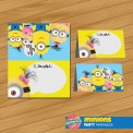 Food Label Minions girls Food Label Minions girls