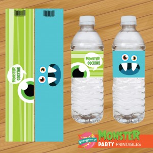Water Label Monster