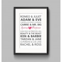 Famous Couple Poster Famous Couple Poster