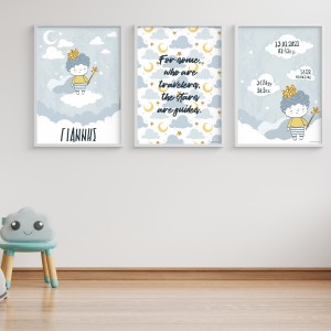 Σετ 3 Birthstory Poster "Little Prince"