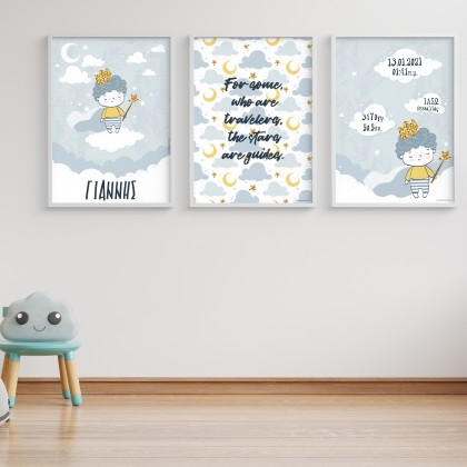 Σετ 3 Birthstory Poster "Penguin"
