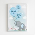Σετ 3 Birthstory Poster "Elephant"