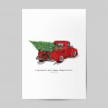 Poster Christmas Car Poster Christmas Car