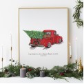 Poster Christmas Car Poster Christmas Car
