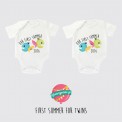 First summer for twins bodysuits First summer for twins bodysuits