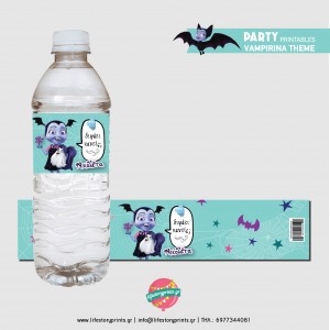 Water Label Vampirina 